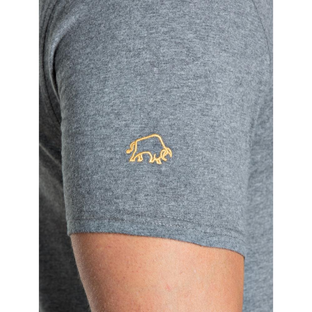 RAGING BULL HEART AND SOUL TEE SHIRT MARL GREY - 6XL CLEARANCE