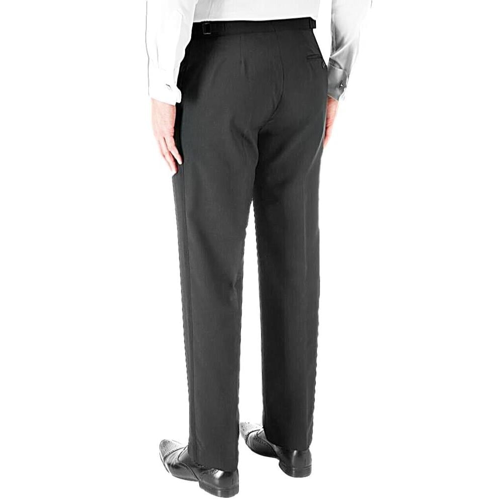 SKOPES LATIMER DINNER SUIT TROUSERS BLACK