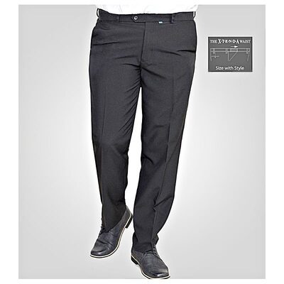 D555 MAX X-t-e-n-d-A Stretch Waist trouser BLACK