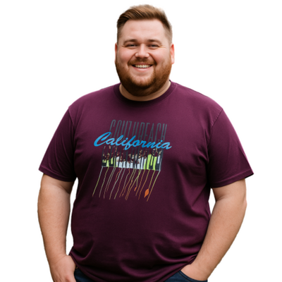 METAPHOR CALIFORNIA SUMMER TEE WINE