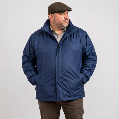 KAM WATERPROOF BREATHABLE LIGHTWEIGHT JACKET NAVY KV01