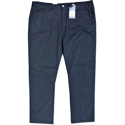 Kam Big Mans Cotton Stretch Chino Navy KBS261