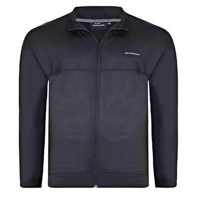 ESPIONAGE PERFORMANCE WEAR ZIP SPORTS JACKET BLACK