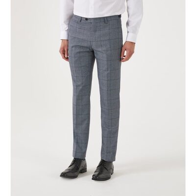 REECE-SKOPES  TAILORED HERITAGE  TROUSERS BLUE CHECKREECE-SKOPES  TAILORED HERITAGE  TROUSERS BLUE CHECK