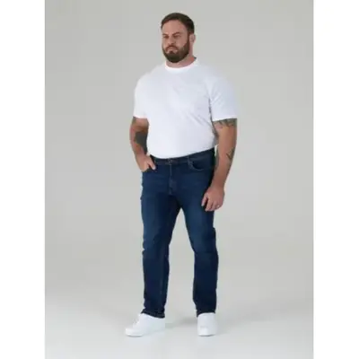 D555 AMBROSE TAPERED FIT STRETCH JEANS VINTAGE BLUE