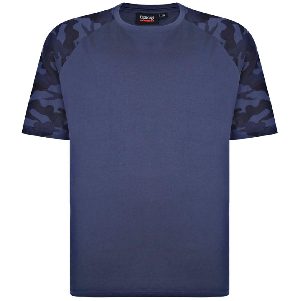 ESPIONAGE CAMOUFLAGE RAGLAN TEE BLUE