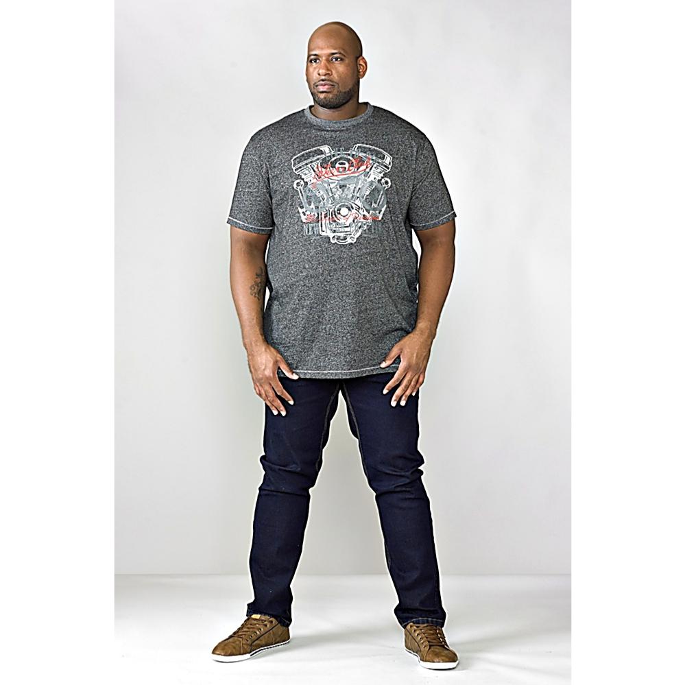 D555 CEDRIC TAPERED FIT STRETCH JEANS INDIGO