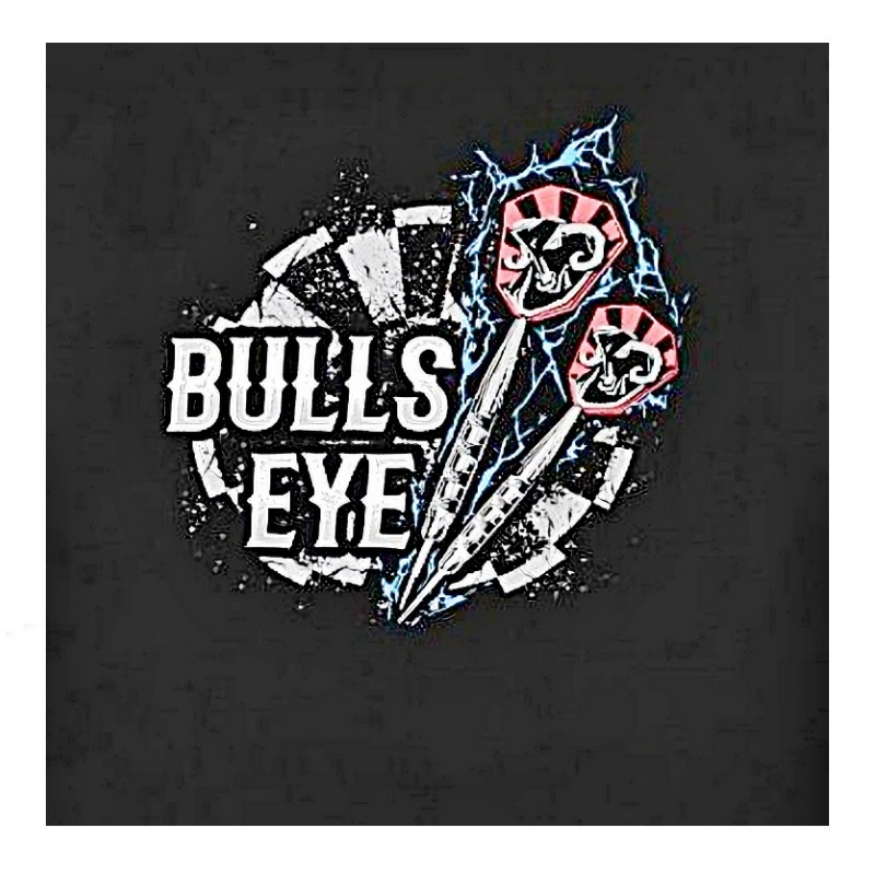 ESPIONAGE BULLSEYE PRINT TEE BLACK