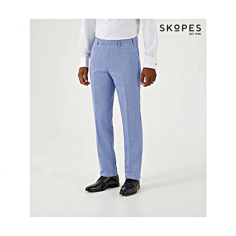 Skopes Redding Big Mans Stretch Trousers Blue