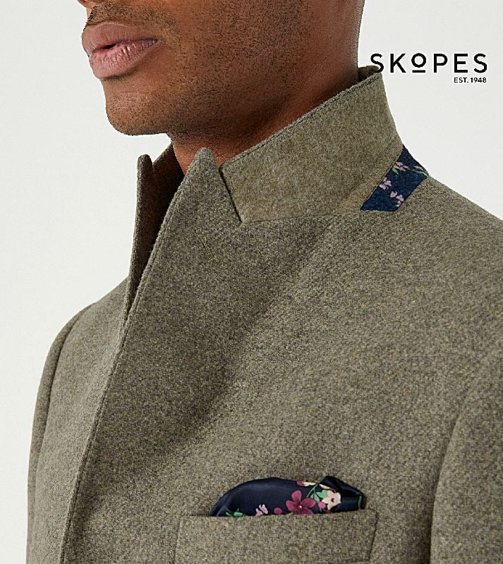 SKOPES INGRAM TWEED STYLE JACKET SAGE