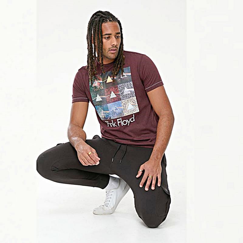 D555 Mens Official Pink Floyd Big T-Shirt Division
