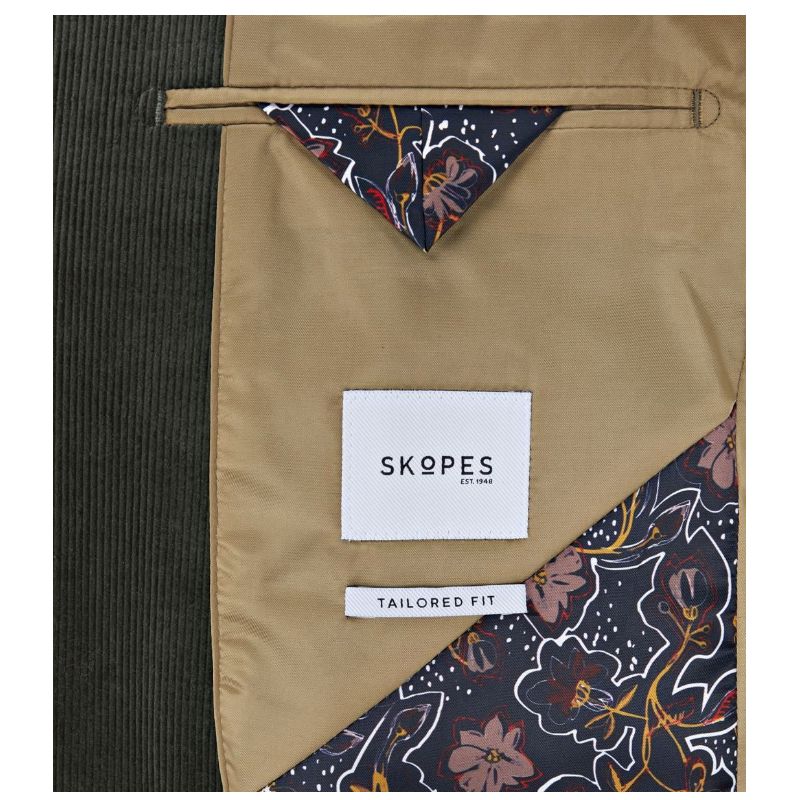 SKOPES TAYLOR CORD JACKET OLIVE