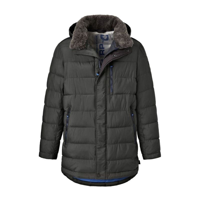REDPOINT RAFFY Mens Big Padded Parker with detachable hood OLIVE