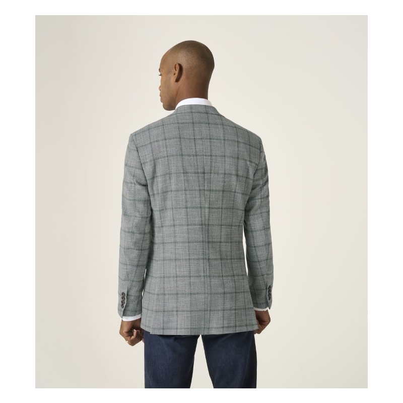 Valetta Sports Jacket Grey/Green Check