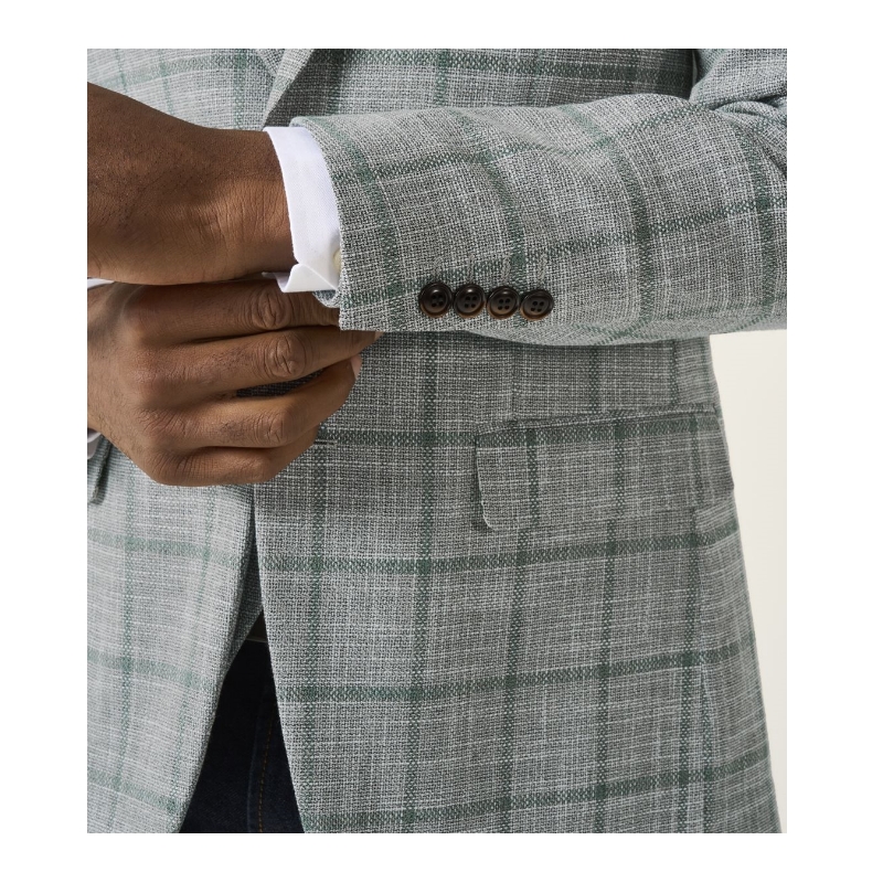 Valetta Sports Jacket Grey/Green Check