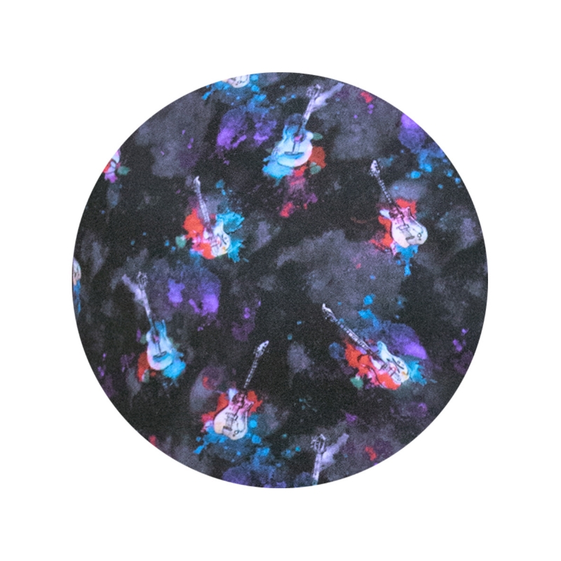 D555 Farnborough Guitar Print Short Sleeve Shirt