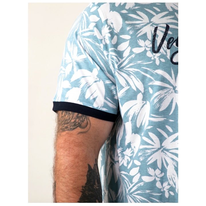 D555 SHOREHAM Big Mens Venice Beach Short Sleeve T-Shirt