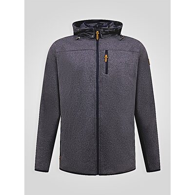 D555 Big Mens Bonded Fleece Hoodie with Detachable Hood CONRAD 642003 3XL to 8XL D555 Big Mens Bonded Fleece Hoodie with Detachable Hood CONRAD 642003