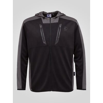 D555 Big Mens Dry wear Performance Hoodie with Full Zip RAFAEL 642006 3XL to 6X